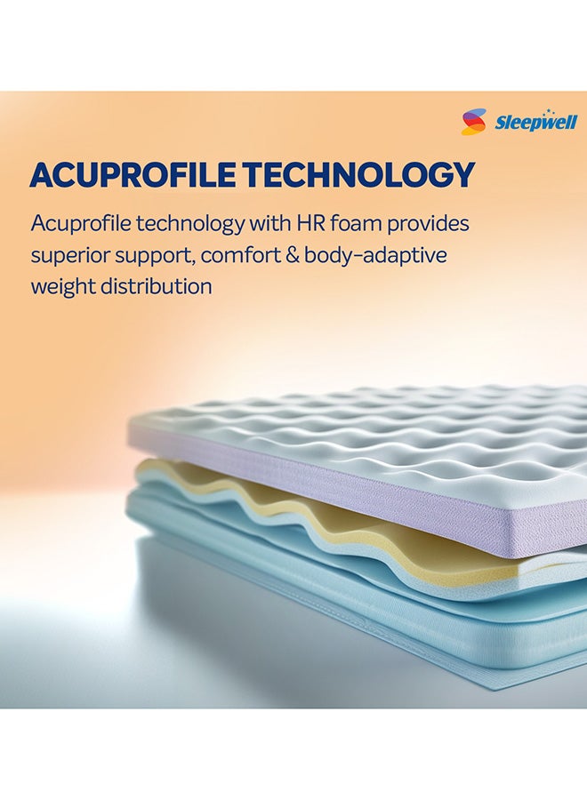 سليب ويل سليبويل فيتريست كلاسيك | رغوة البولي يوريثان أكيوبروفايل | حجم سرير سوبر كينج | شركة متوسطة | تكنولوجيا النيم فريش | مرتبة مضادة للترهل (200 طول × 200 عرض × 20 ارتفاع سم) - Image 3